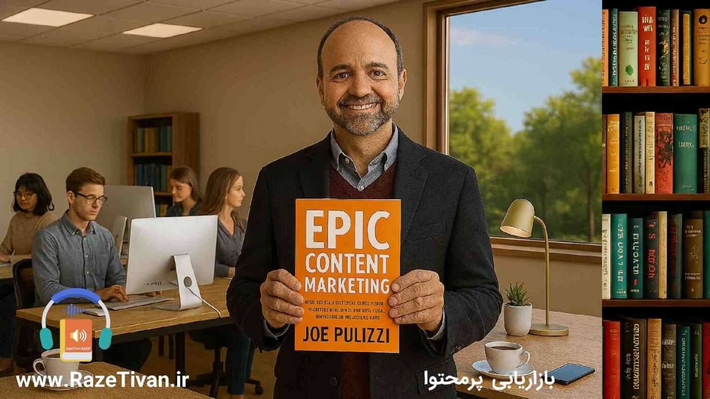 خلاصه کتاب بازاریابی پر محتوا اثر جو پریتزی پادکست رادیو راز تیوان -علی عباسی راز تیوان
