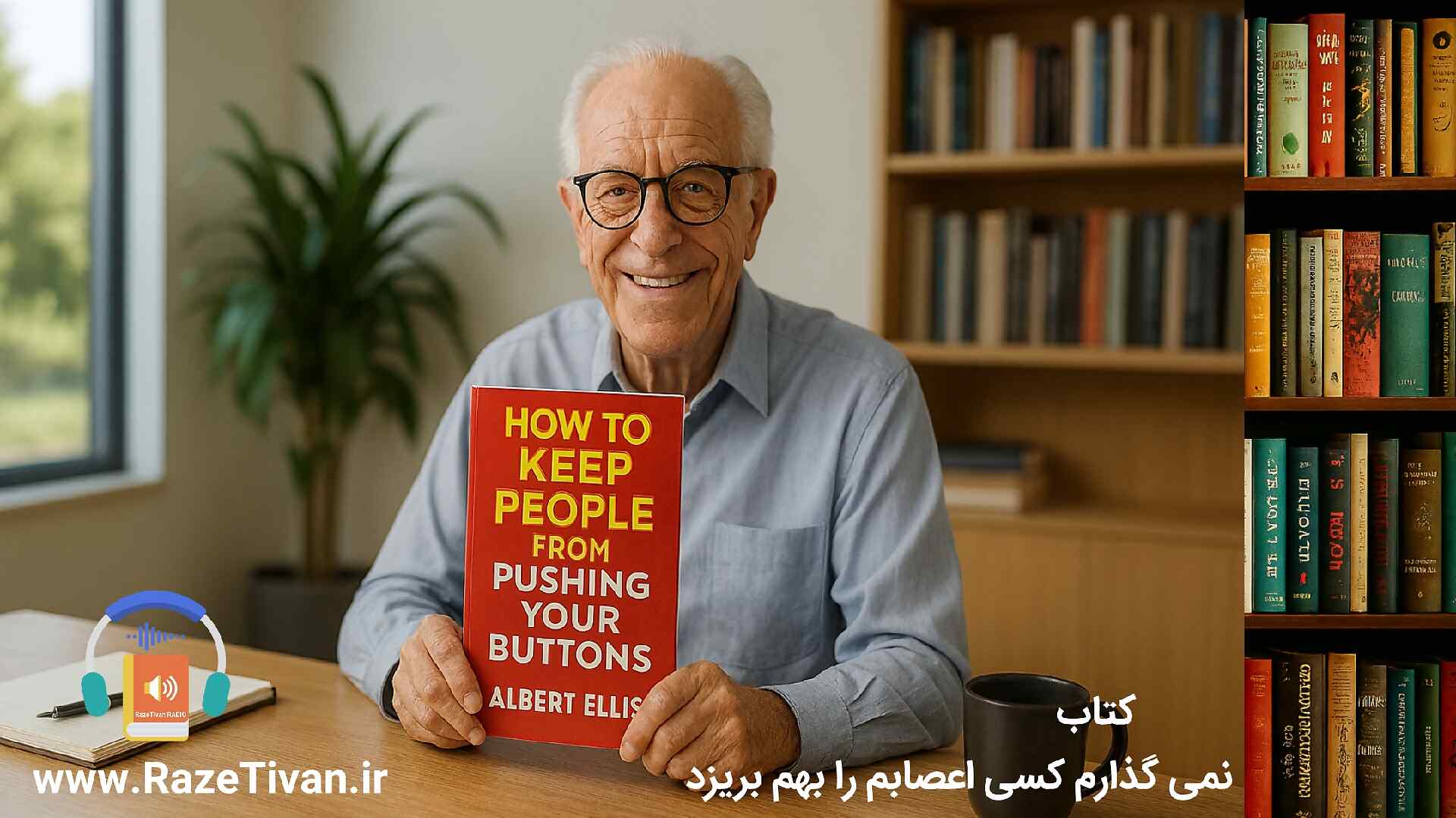 خلاصه کتاب نمی گذارم کسی اعصابم را بهم بریزد آلبرت الیس+پادکست رادیو راز تیوان علی عباسی