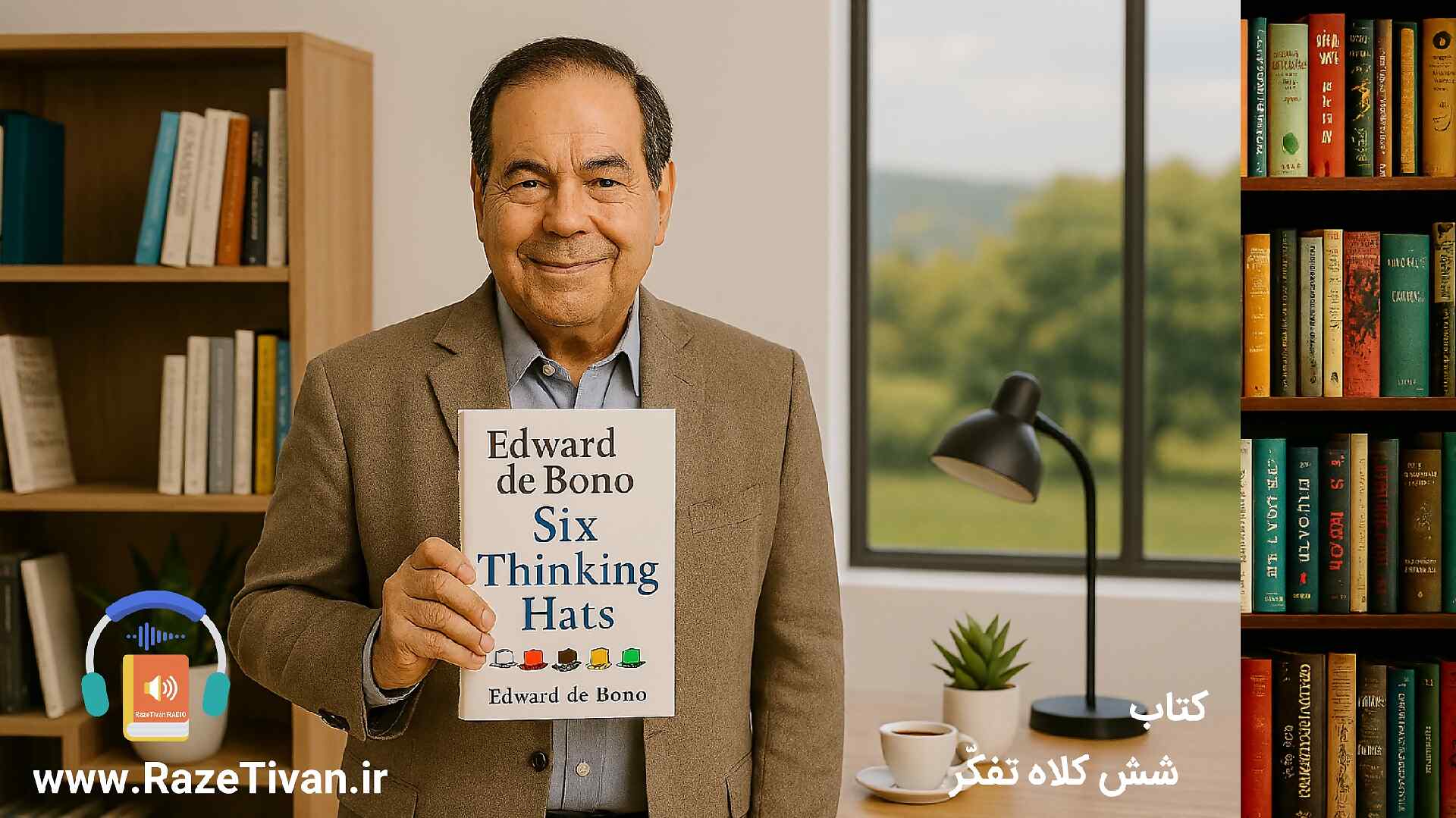 خلاصه کتاب شش کلاه تفکر ادوارد دوبونو پادکست رادیو راز تیوان علی عباسی