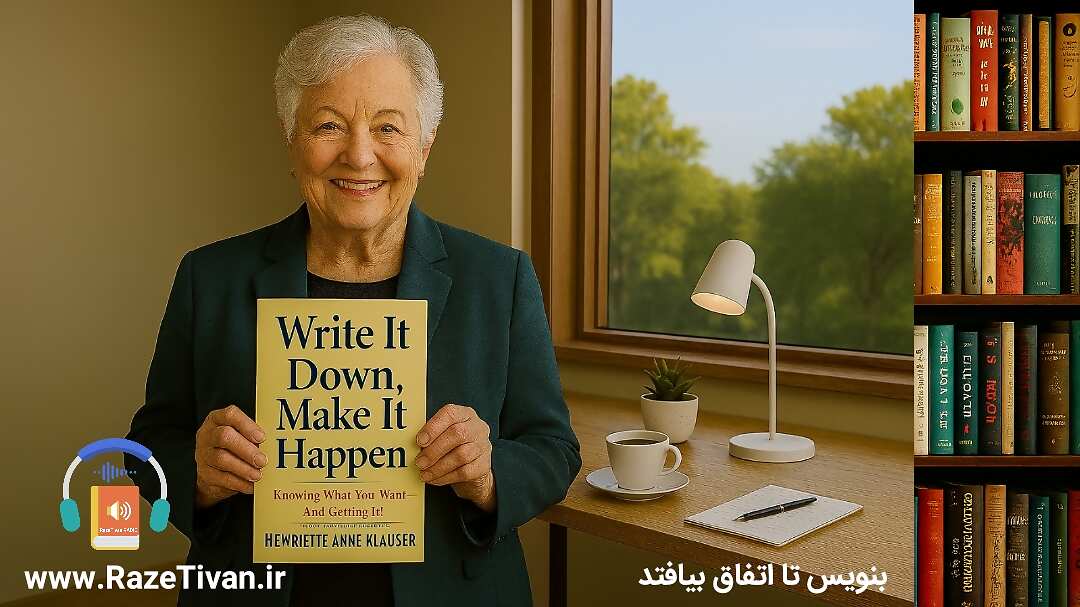 خلاصه کتاب بنویس تا اتفاق بیافتد اثر هنریت کلاوسر پادکست رادیو راز تیوان علی عباسی
